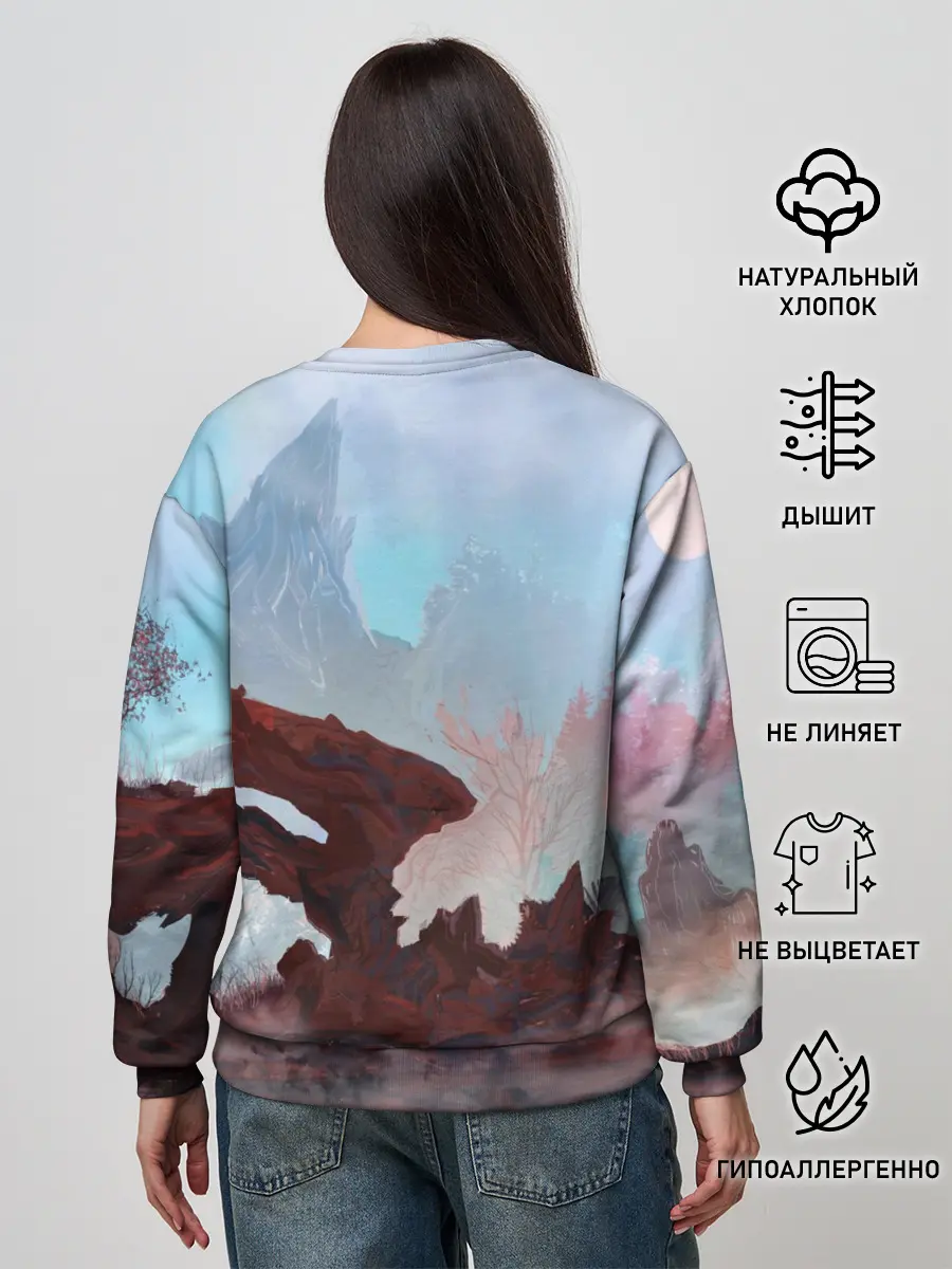 Женский свитшот / The Elder Scrolls SKYRIM