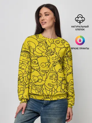 Женский свитшот / Симпсоны