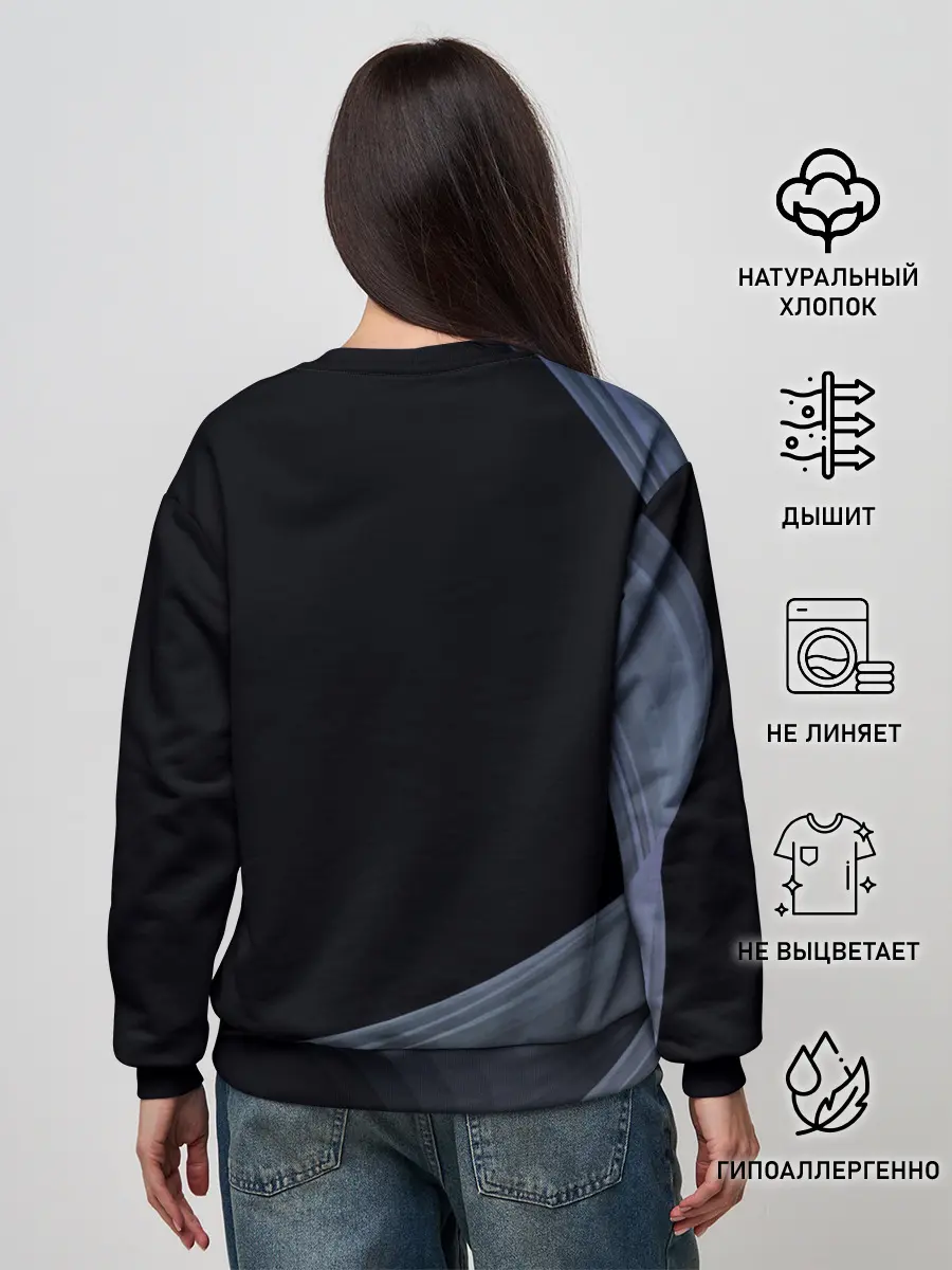 Женский свитшот / Tesla Model 3