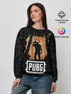 Женский свитшот / Новогодний PUBG