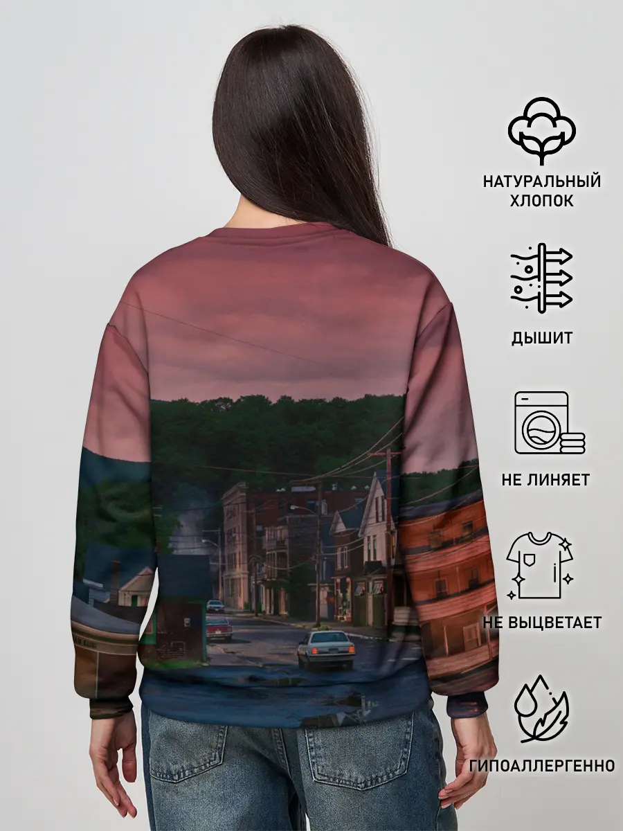 Женский свитшот / Кошачья Атака!