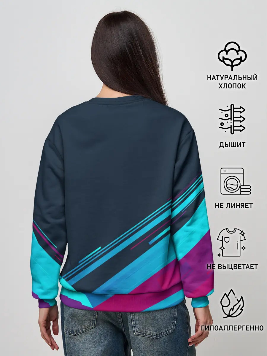 Женский свитшот / CYBERPUNK 2077