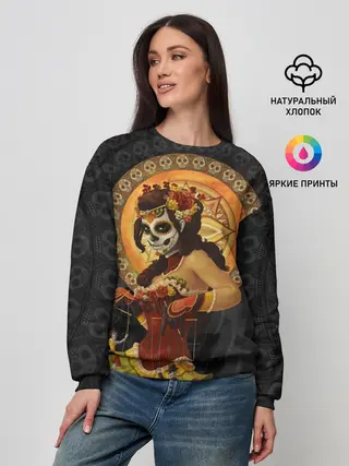 Женский свитшот / День мёртвых, Мексика