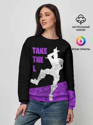 Женский свитшот / Fortnite: Take The L