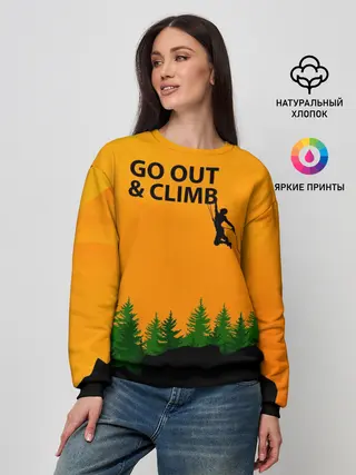 Женский свитшот / Альпинизм
