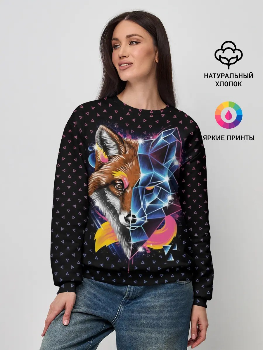Женский свитшот / Super Space Fox