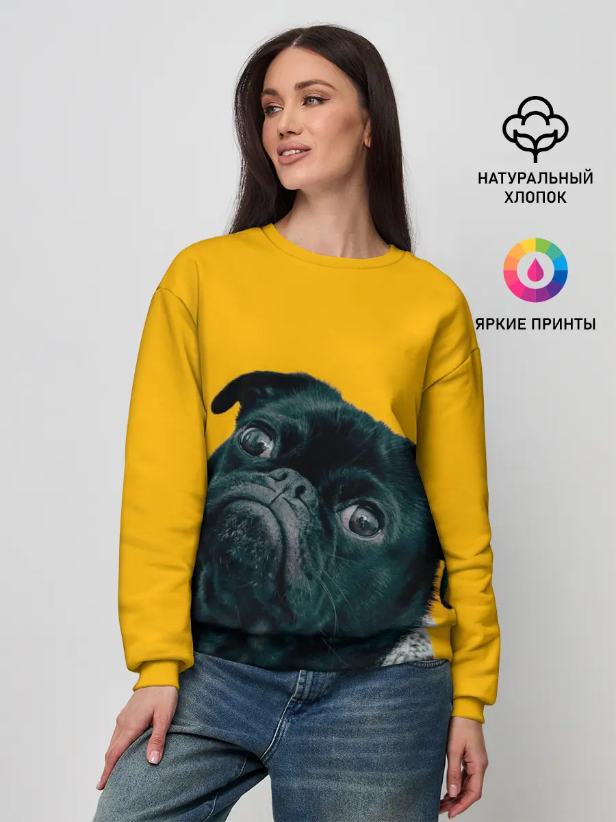 Женский свитшот / Бульдожка