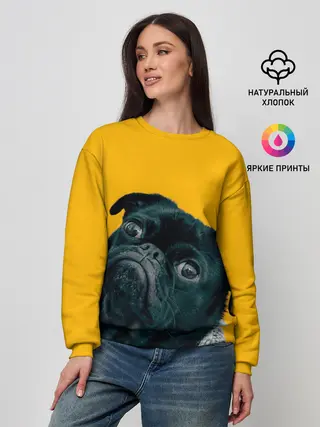 Женский свитшот / Бульдожка