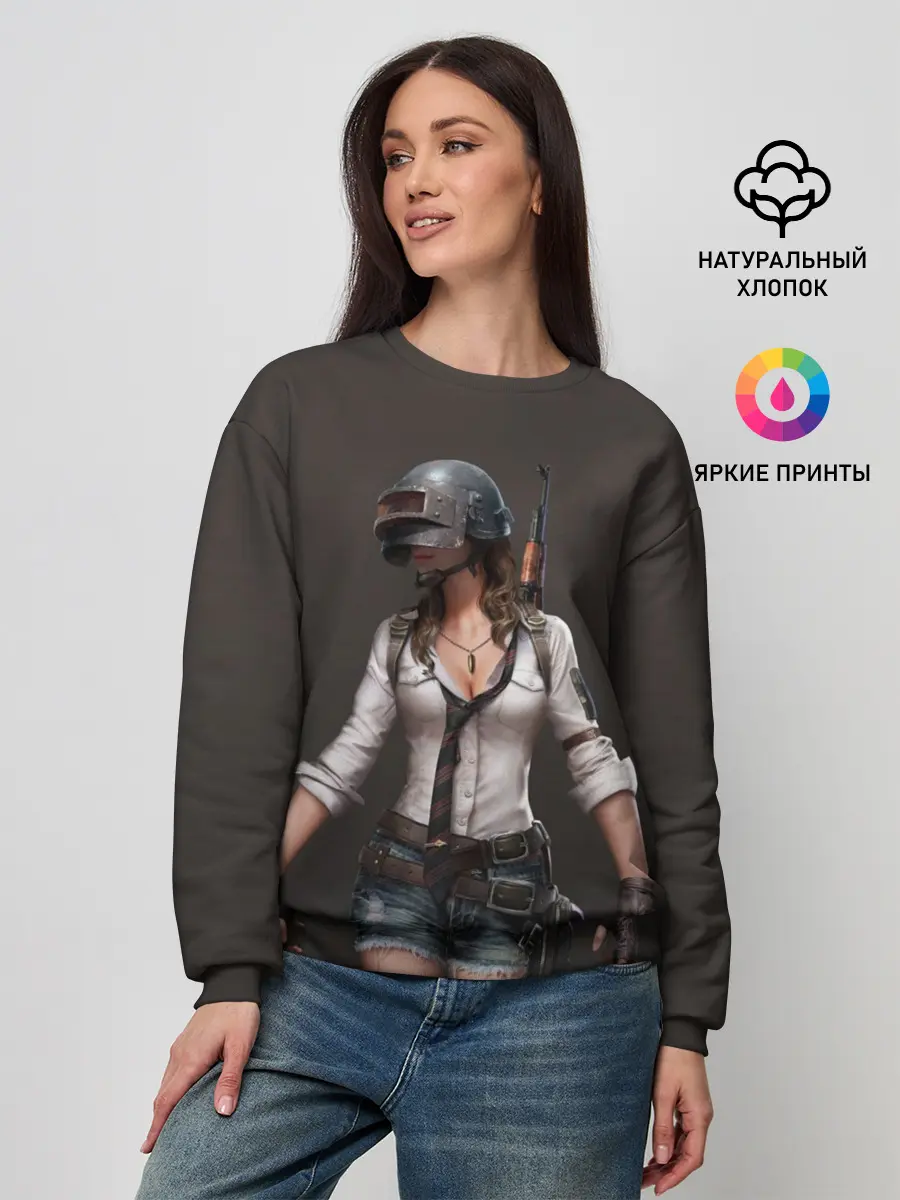 Женский свитшот / PUBG girl