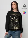 Женский свитшот / Череп