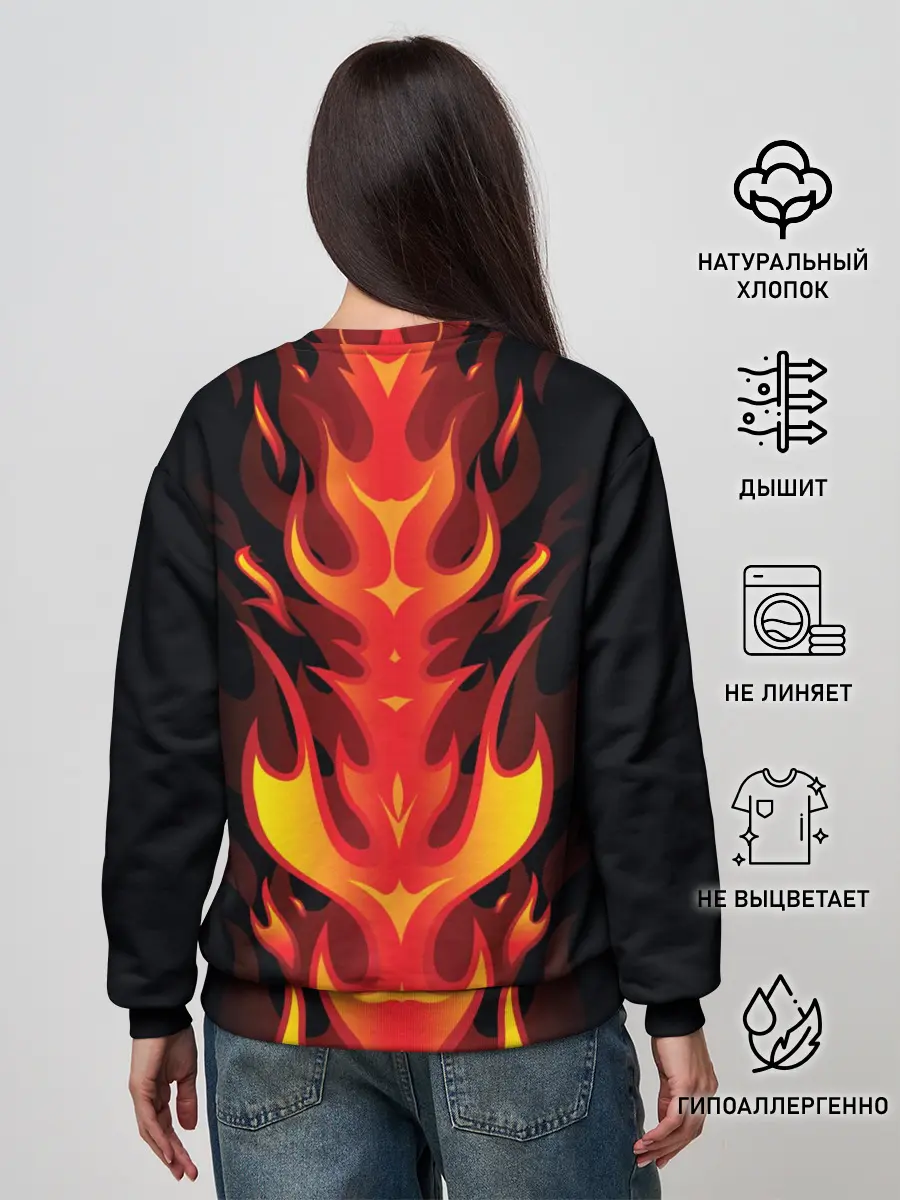 Женский свитшот / Kiss