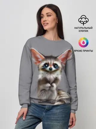 Женский свитшот / Зверушка