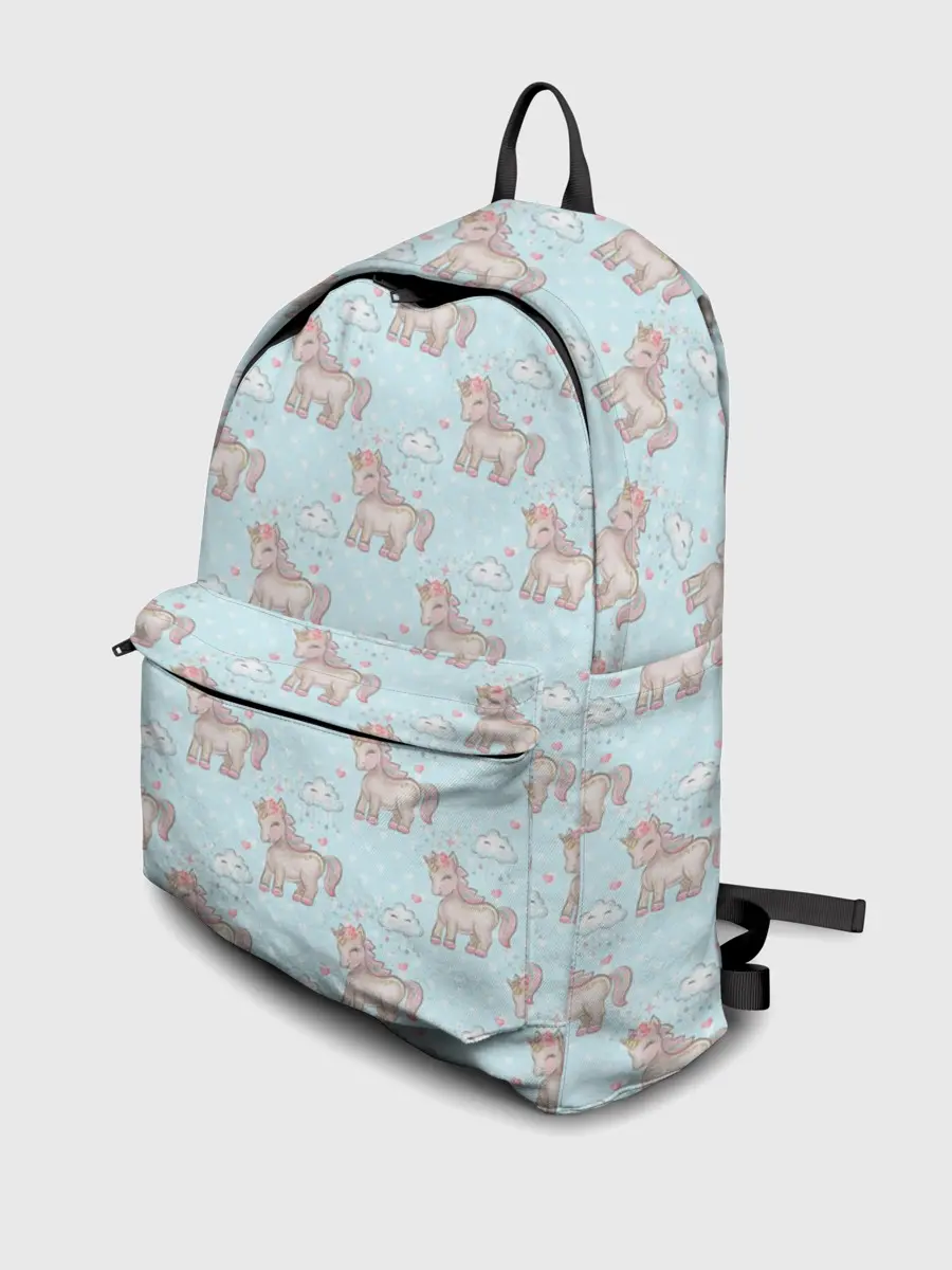 Рюкзак джинсовый / Маленькие единороги