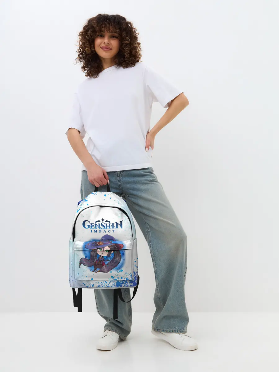Рюкзак джинсовый / Мона | Геншин Импакт