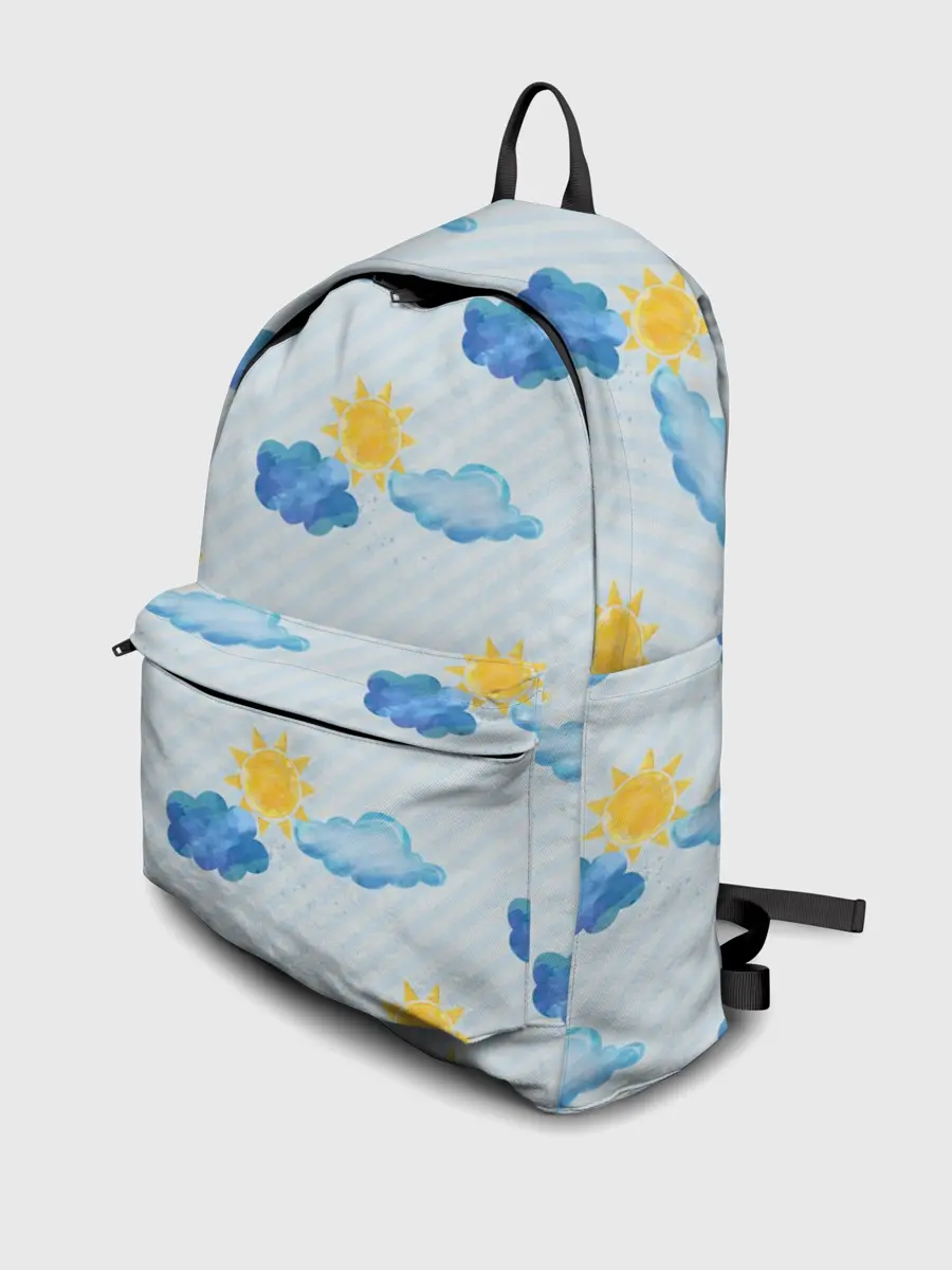 Рюкзак джинсовый / Осень - тучки