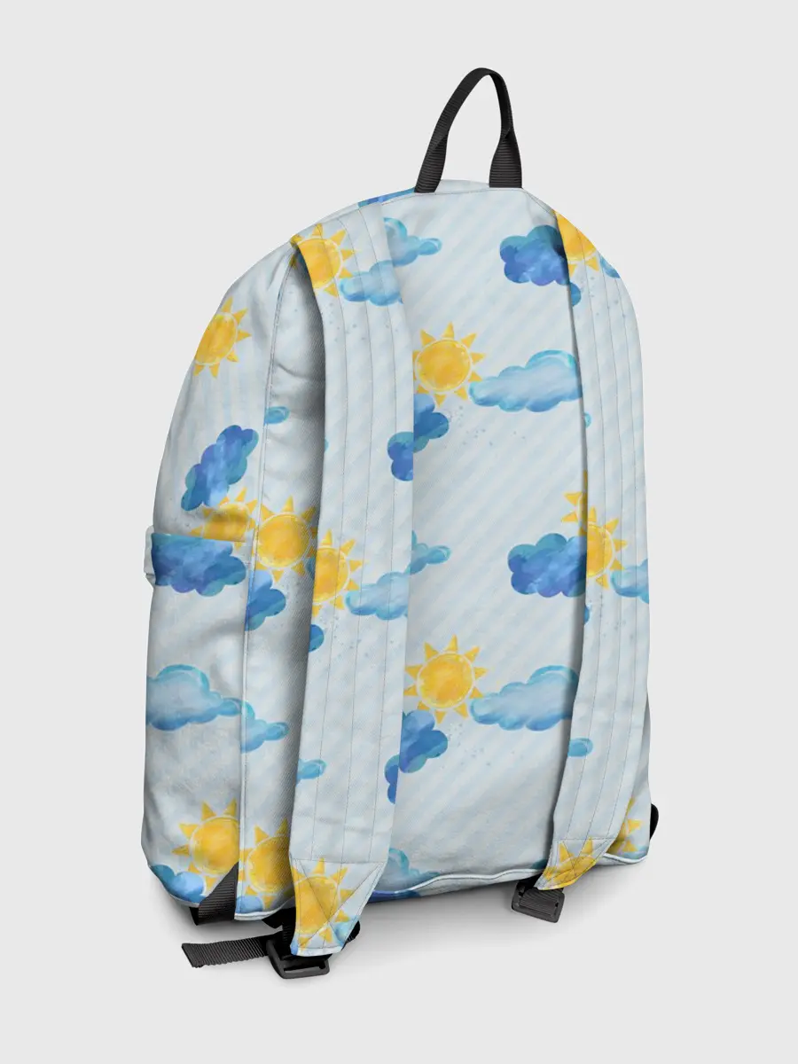 Рюкзак джинсовый / Осень - тучки