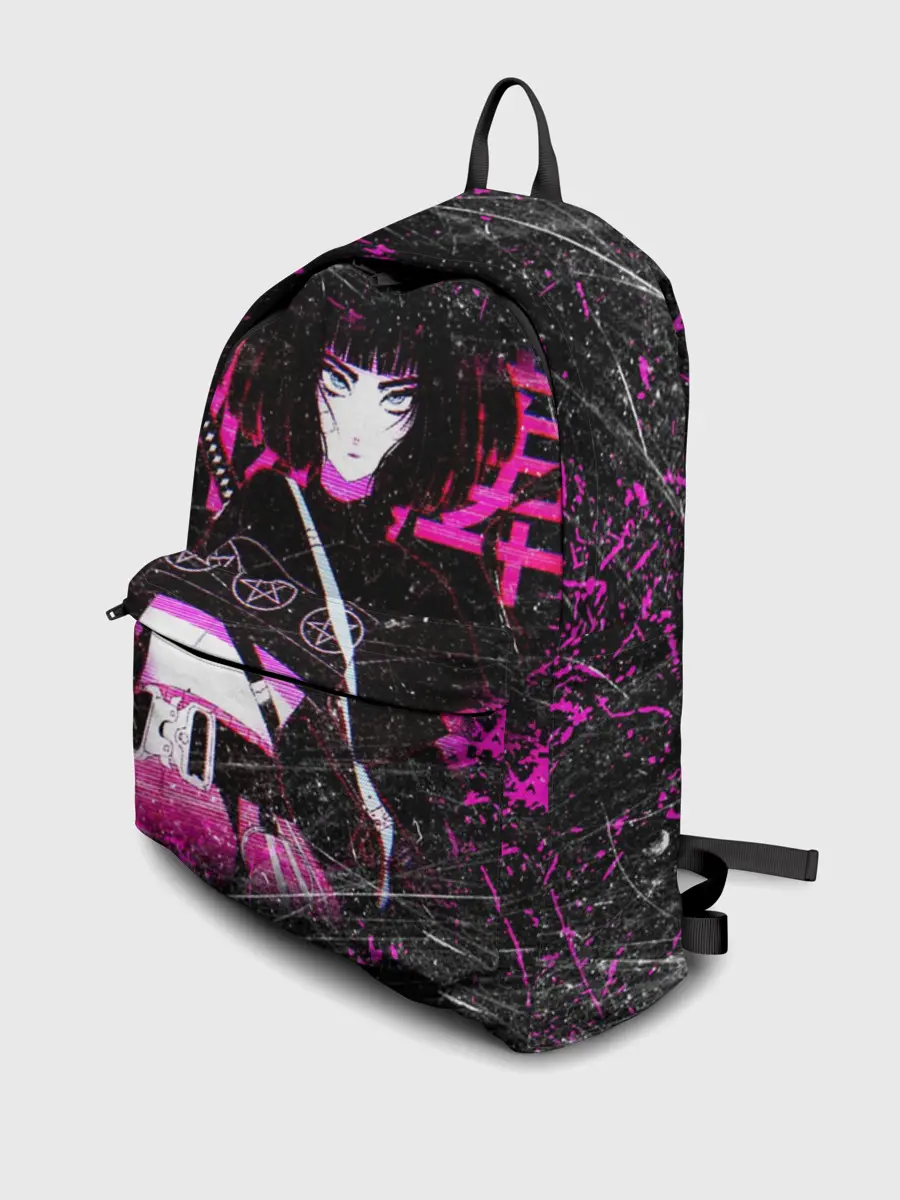 Рюкзак джинсовый / Vinne Yuna Самурай Киберпанк