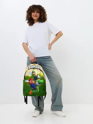 Рюкзак джинсовый / 3DMario