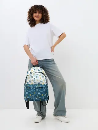 Рюкзак джинсовый / Падают Снежинки