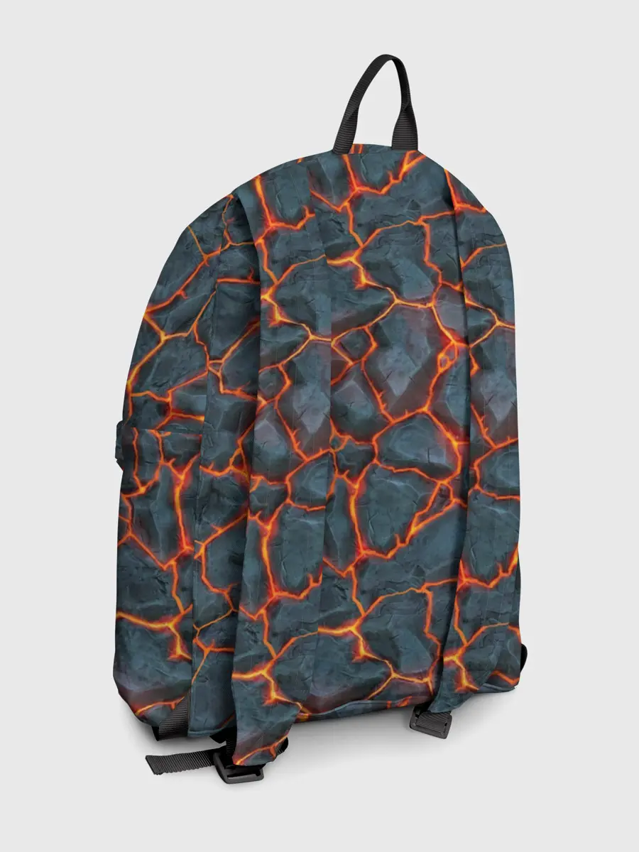 Рюкзак джинсовый / неоновая магма