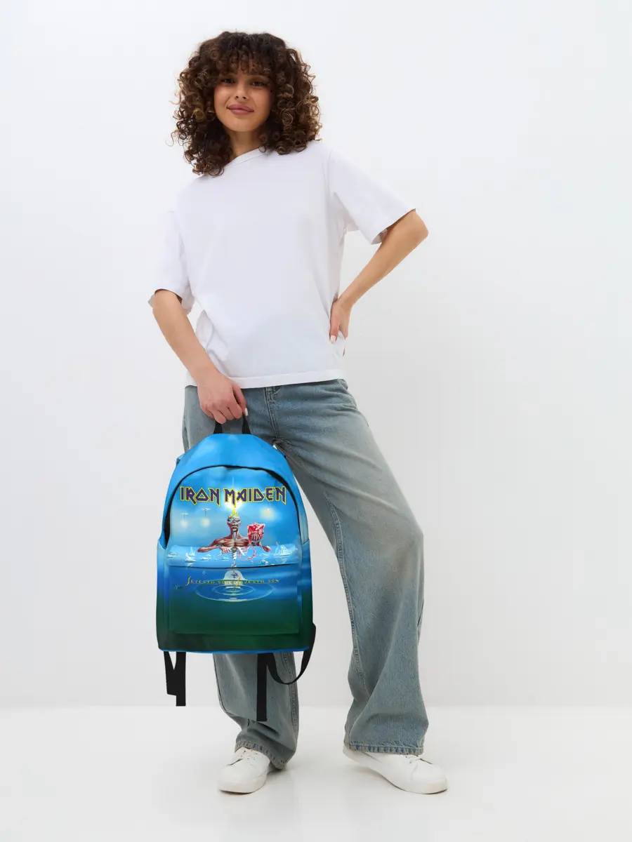 Рюкзак джинсовый / Seventh Son of a Seventh Son - Iron Maiden