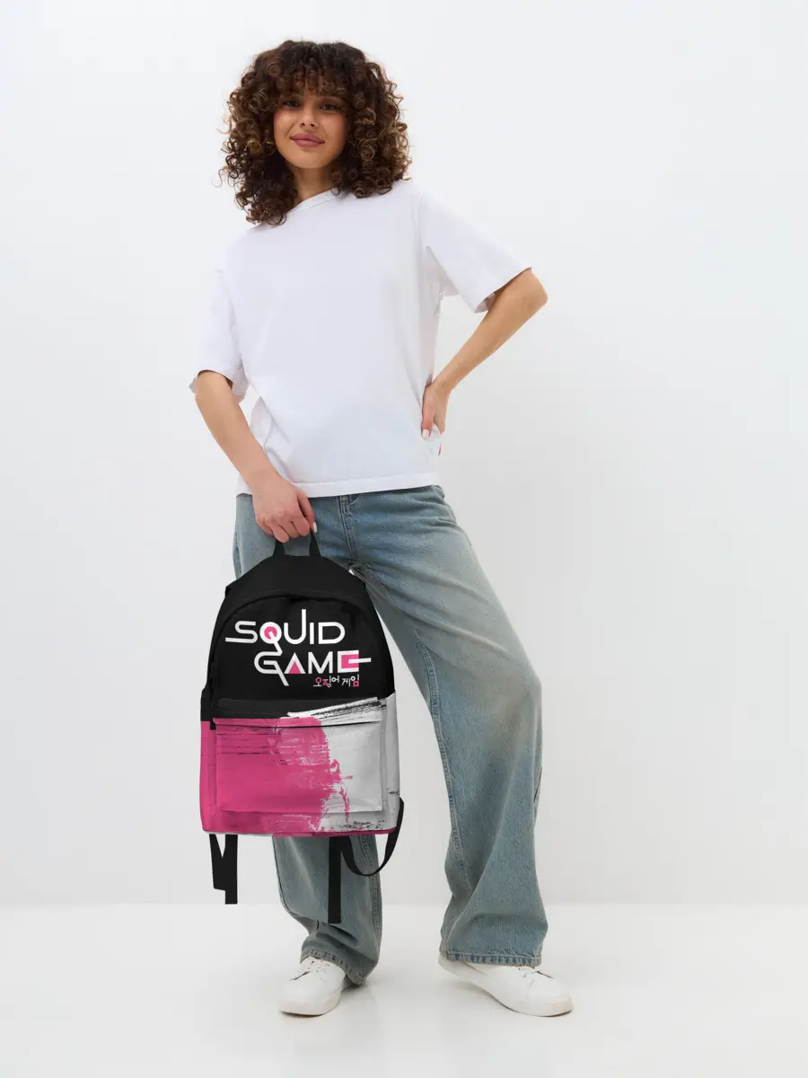 Рюкзак джинсовый / SQUID GAME