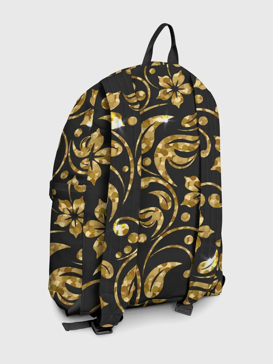 Рюкзак джинсовый / Золотой Орнамент