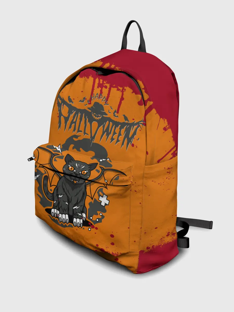 Рюкзак джинсовый / ЛЕТУЧАЯ КОТОМЫШЬ | ХЭЛЛОУИН