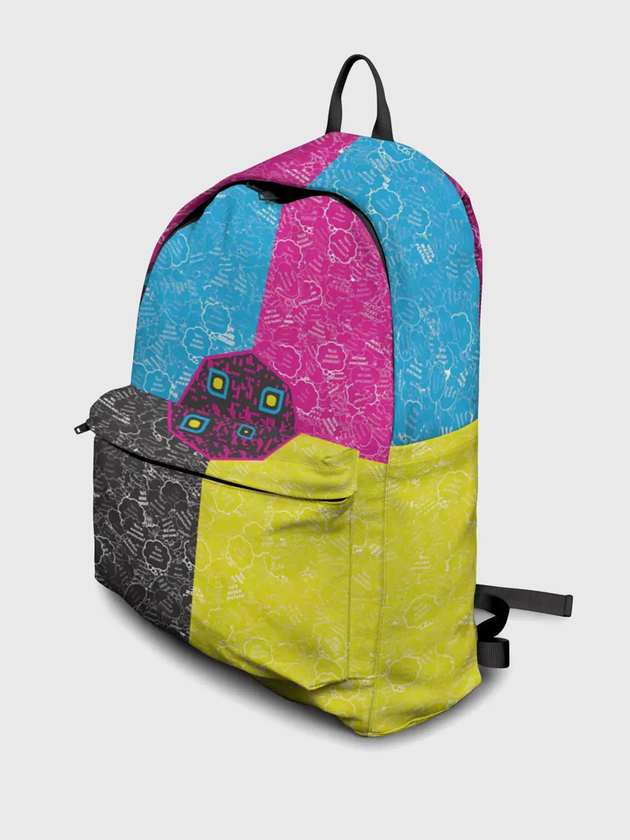 Рюкзак джинсовый / Октагон на фоне АПВ 4.1.14