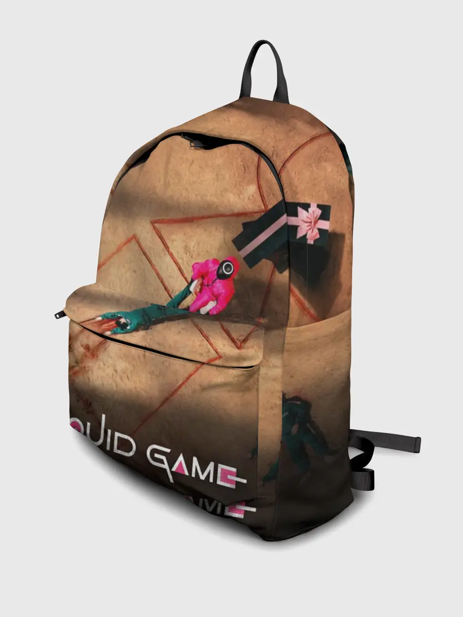 Рюкзак джинсовый / Игра в Кальмара Обложка