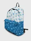 Рюкзак джинсовый / Светло-Тёмные Снежинки