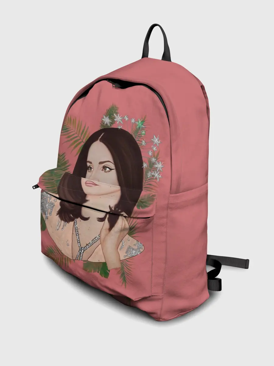 Рюкзак джинсовый / Нарисованная Лана