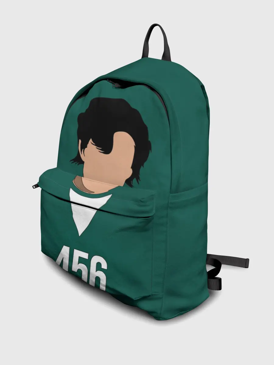 Рюкзак джинсовый / Номер 456 || Игра в кальмара