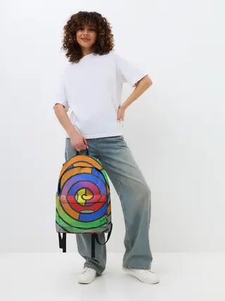 Рюкзак джинсовый / Маечная спираль