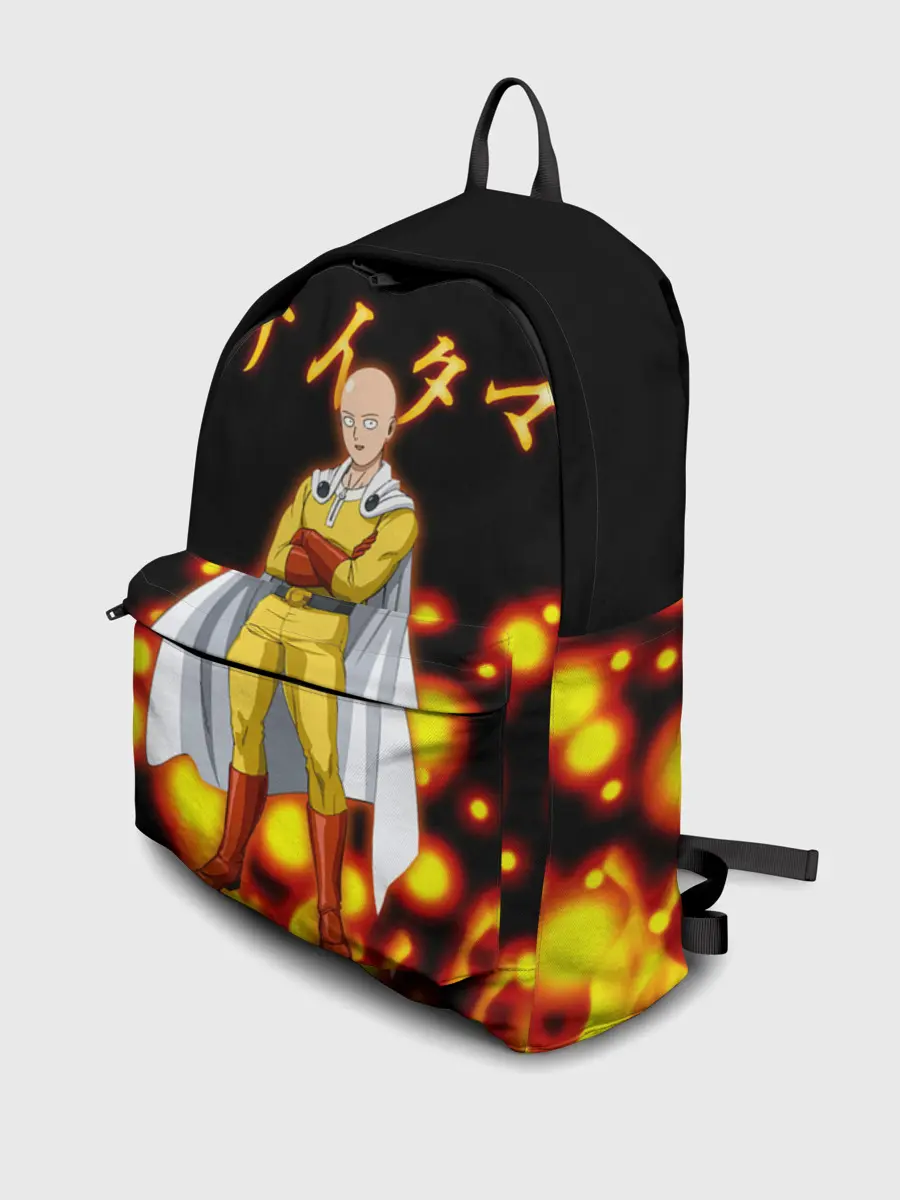 Рюкзак джинсовый / Ванпанчмен / Сайтама Saitama