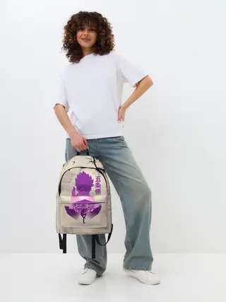 Рюкзак джинсовый / Сатору Годжо японский стиль