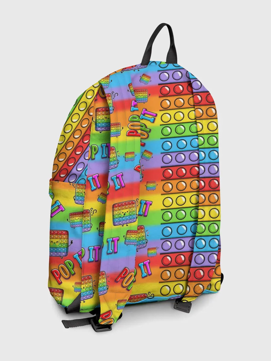 Рюкзак джинсовый / POP IT СМАЙЛЫ