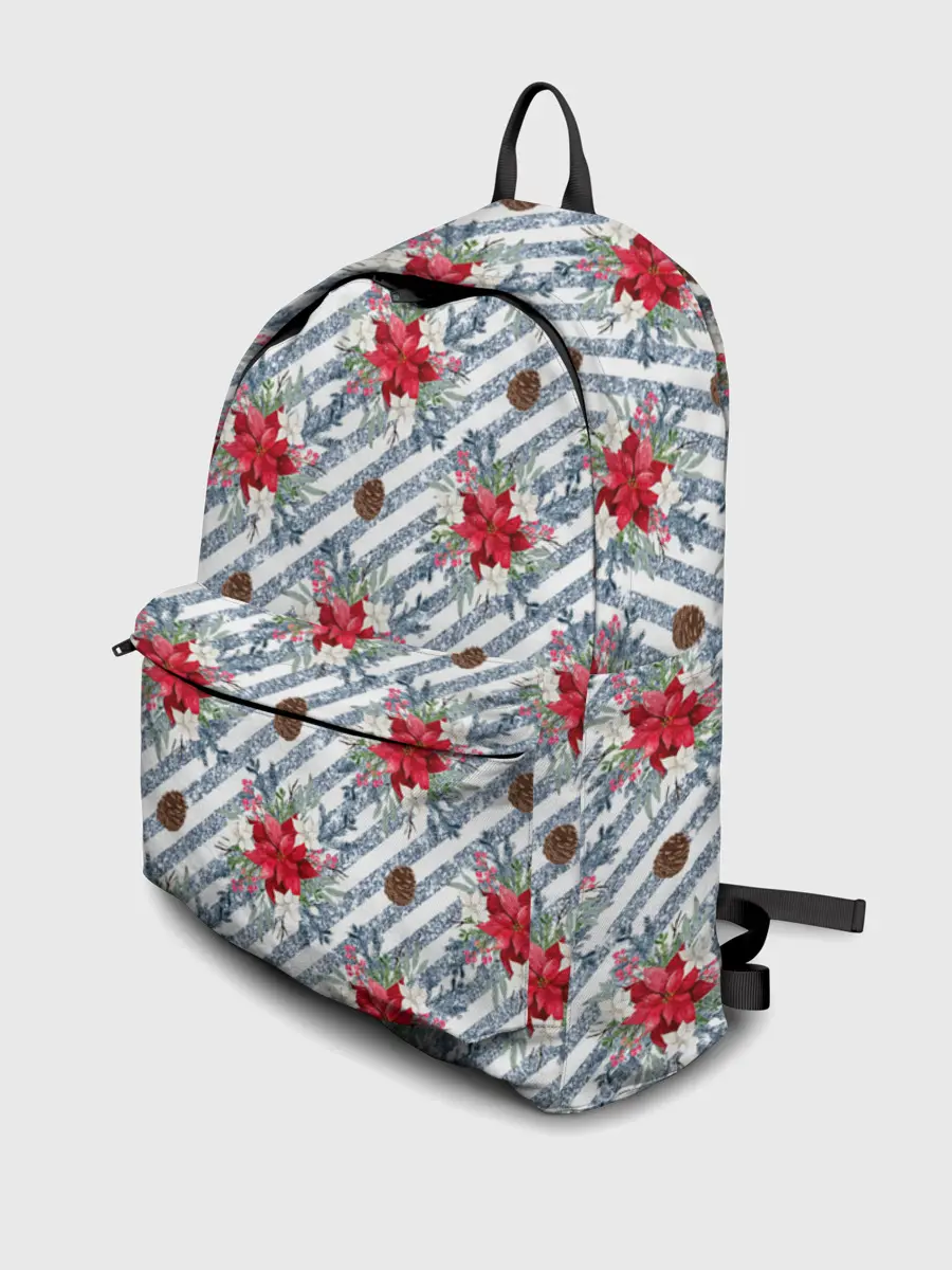 Рюкзак джинсовый / Новогодние украшения и блестки