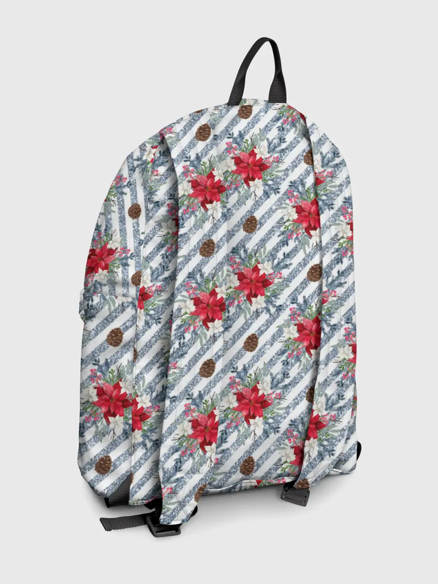 Рюкзак джинсовый / Новогодние украшения и блестки