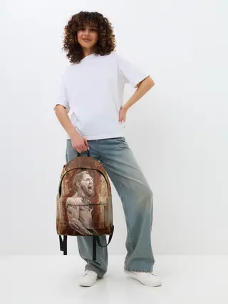 Рюкзак джинсовый / Ярость Конора МакГрегора