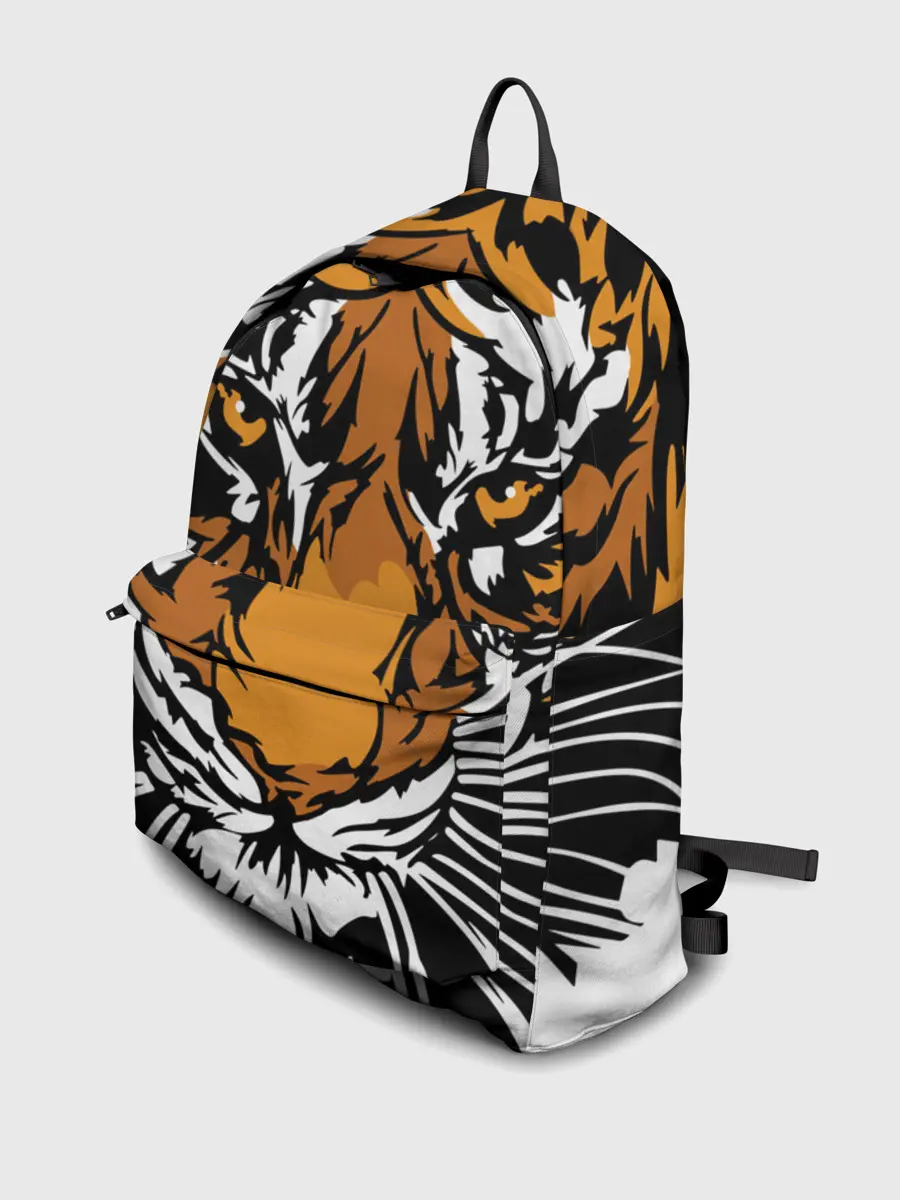 Рюкзак джинсовый / Взгляд хозяина джунглей