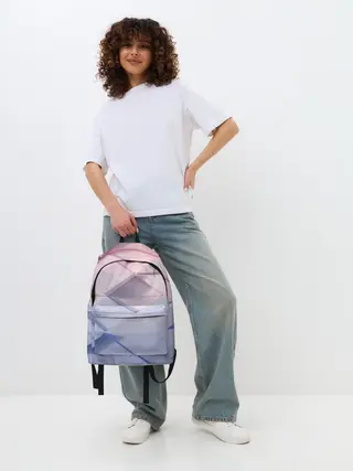 Рюкзак джинсовый / треугольники для тебя