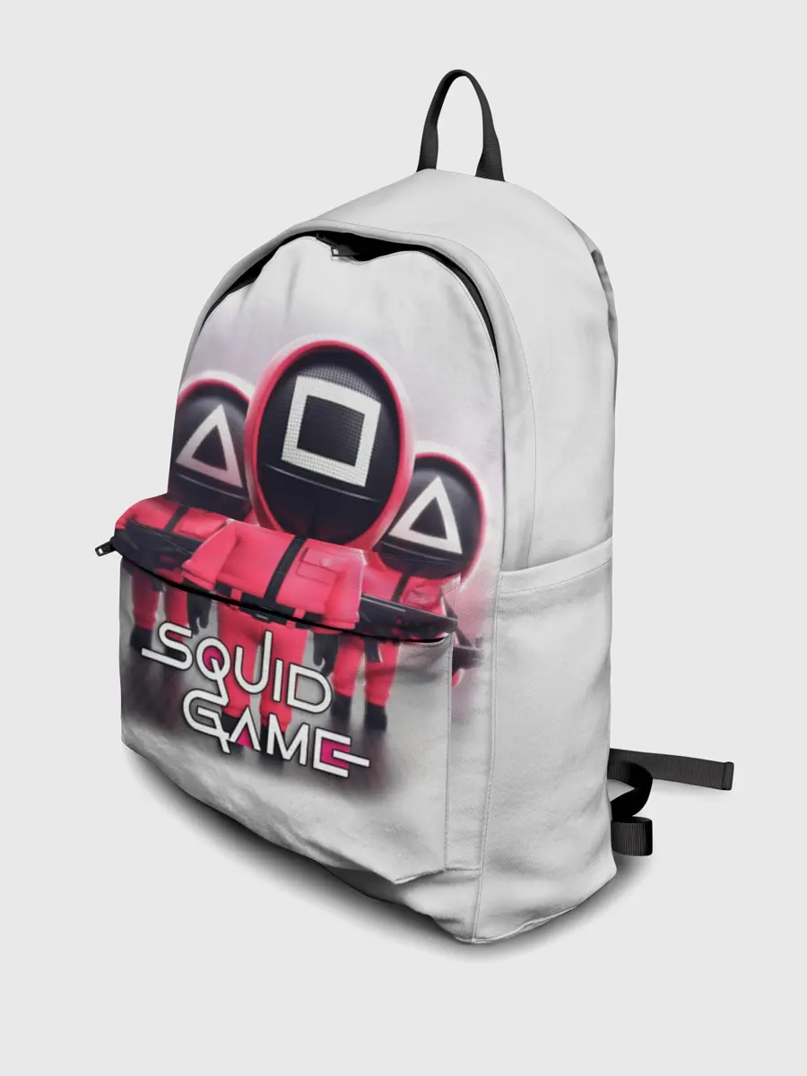 Рюкзак джинсовый / SQUID GAME СОТРУДНИКИ | ИГРА В КАЛЬМАРА