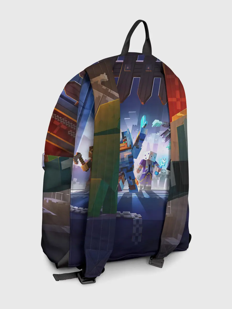 Рюкзак джинсовый / MINECRAFT АРМИЯ КРИПЕРОВ