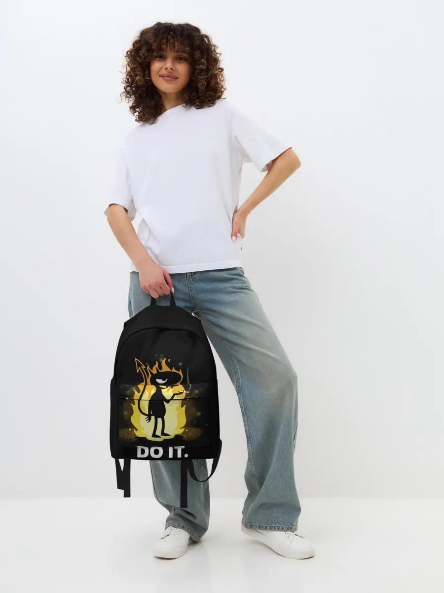Рюкзак джинсовый / Чертенок Do it