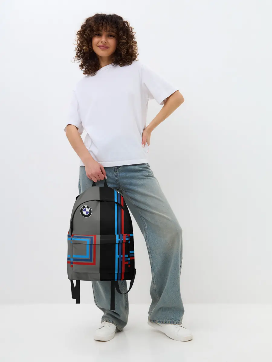 Рюкзак джинсовый / Автомобиль BMW | БМВ