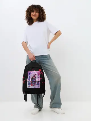 Рюкзак джинсовый / Ведьмак Кошмар Волка Анимэ