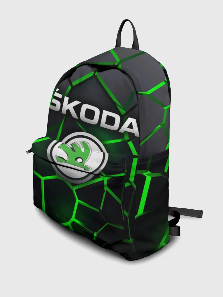 Рюкзак джинсовый / Skoda 3D плиты с подсветкой