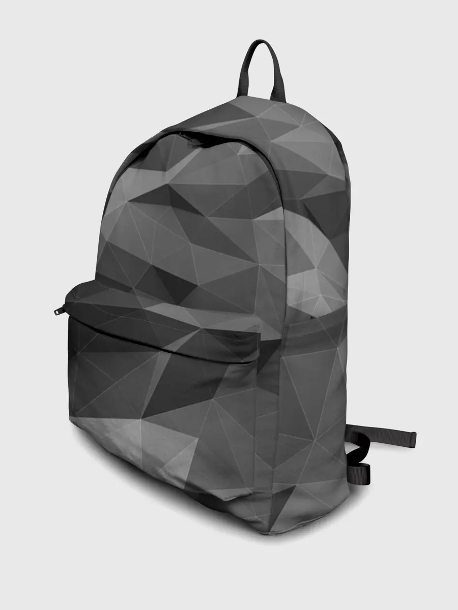 Рюкзак джинсовый / gray abstraction серая абстракция