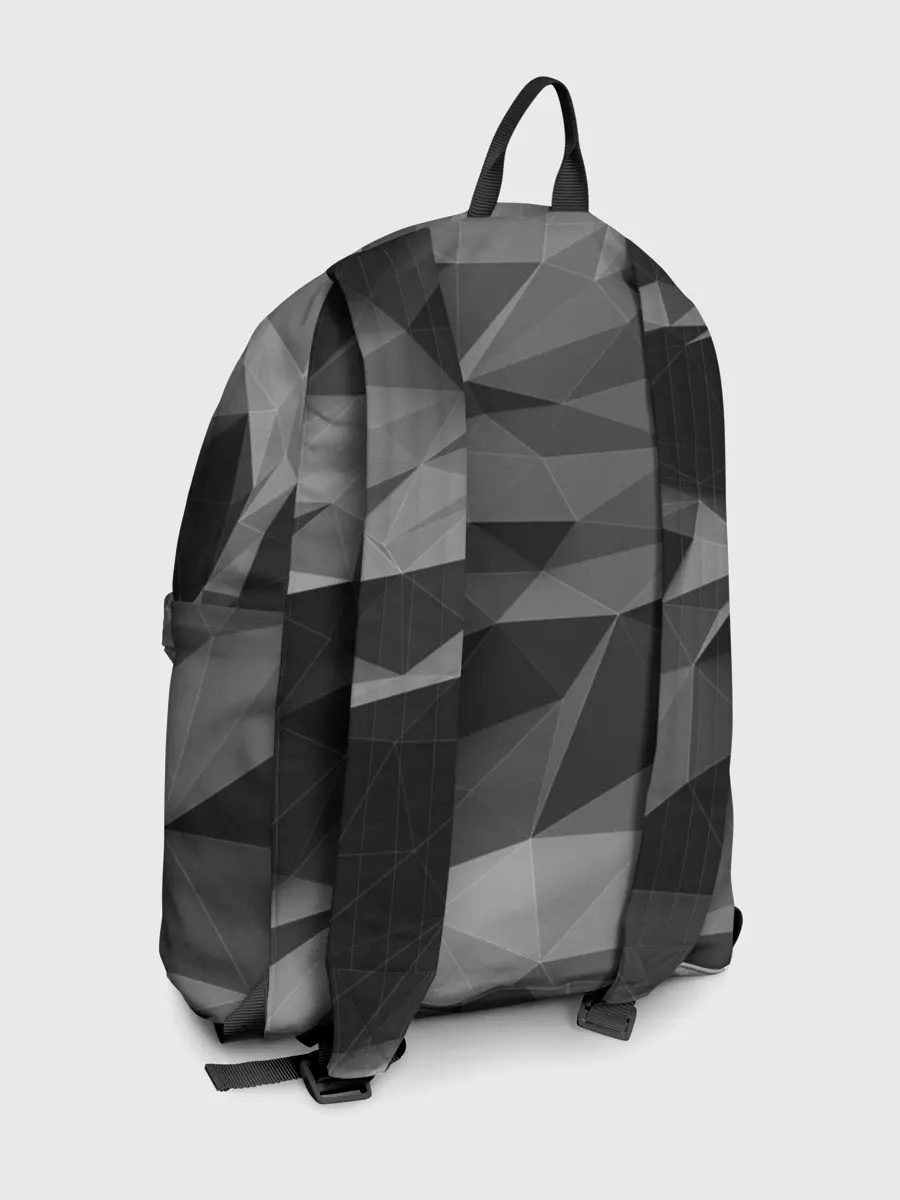 Рюкзак джинсовый / gray abstraction серая абстракция